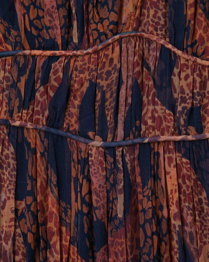 FARM Rio Giraffes Puff Sleeve Maxi Dress - Wind & Song