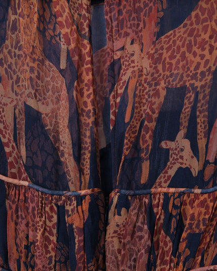 FARM Rio Giraffes Puff Sleeve Maxi Dress - Wind & Song