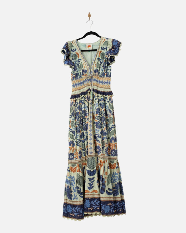 FARM Rio Ocean Tapestry Maxi Dress - Wind & Song