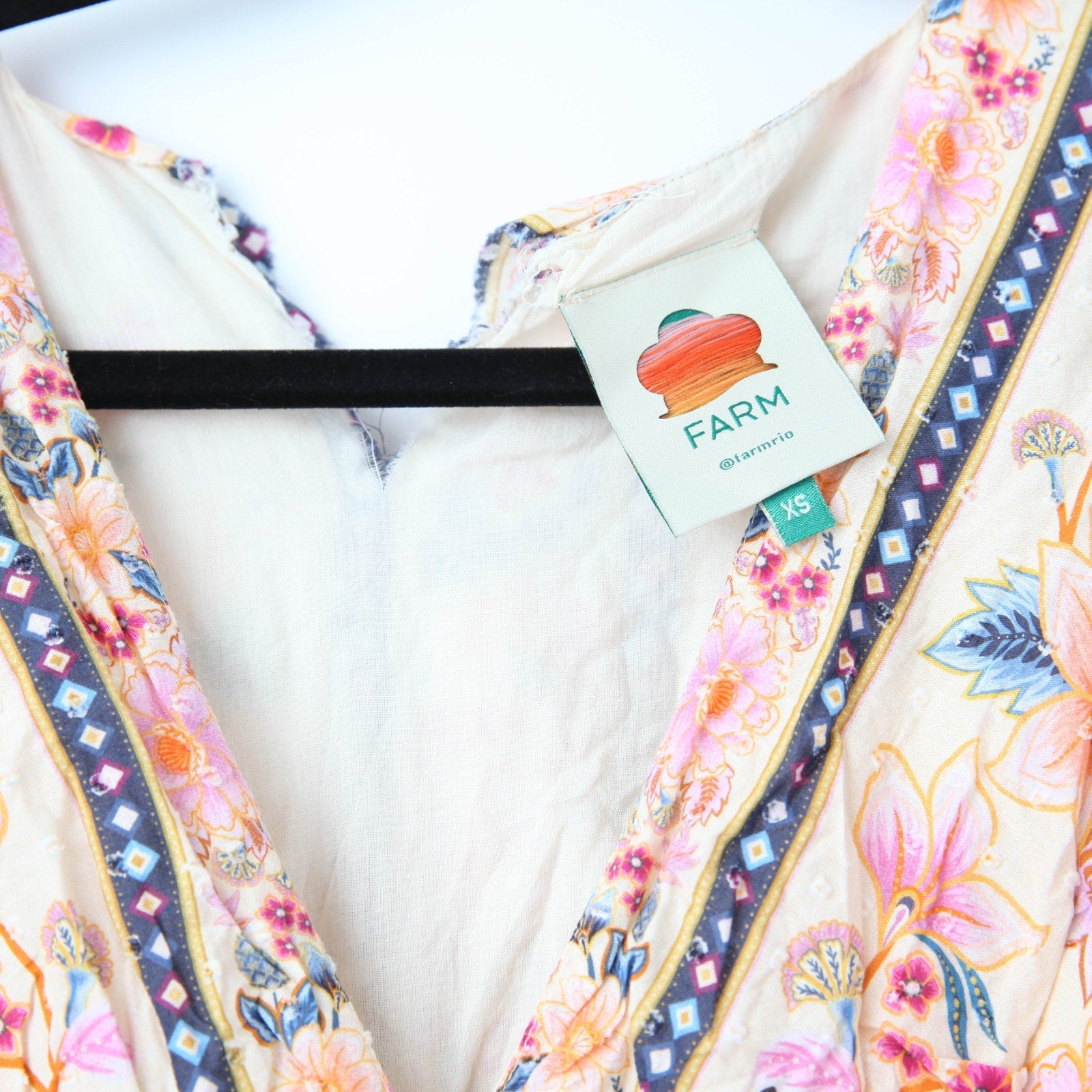 FARM Rio Superbloom Tapestry Cream Maxi Dress - Wind & Song