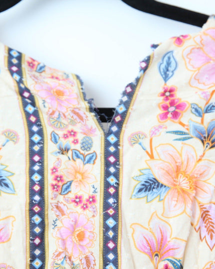 FARM Rio Superbloom Tapestry Cream Maxi Dress - Wind & Song