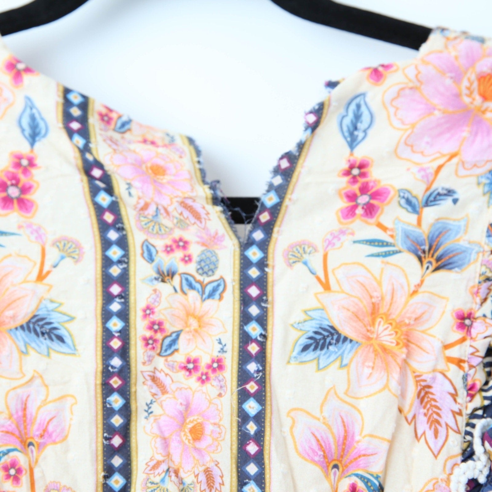 FARM Rio Superbloom Tapestry Cream Maxi Dress - Wind & Song