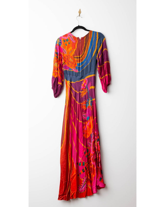 FARM Rio Vintage Wave Midi Dress - Wind & Song