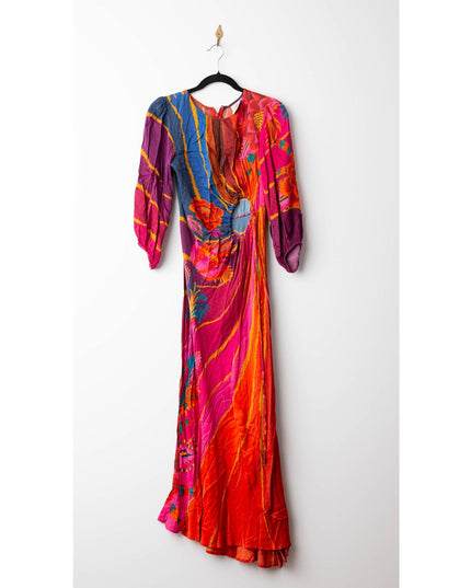 FARM Rio Vintage Wave Midi Dress - Wind & Song