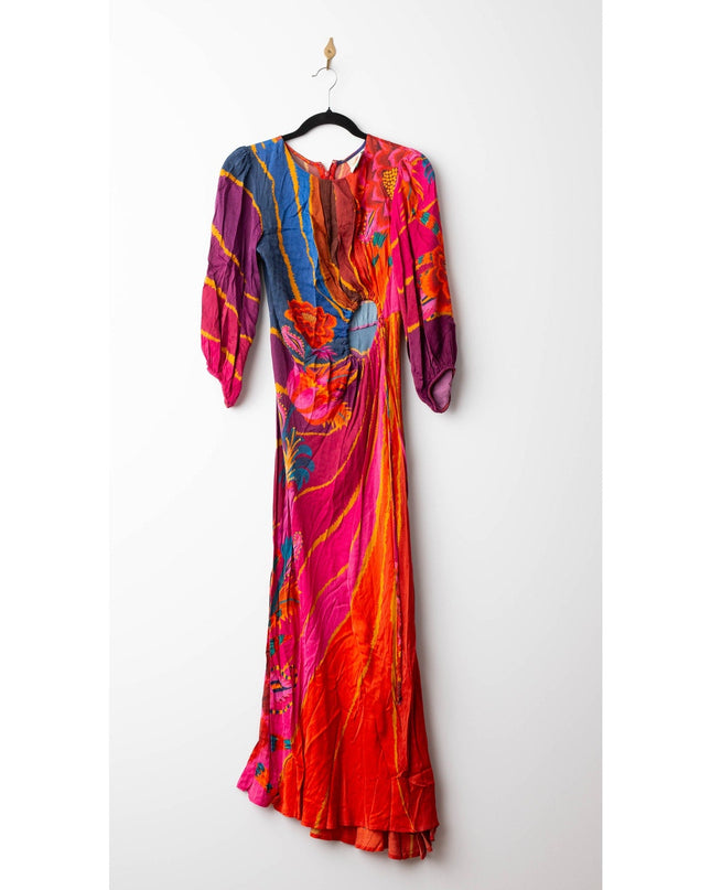 FARM Rio Vintage Wave Midi Dress - Wind & Song