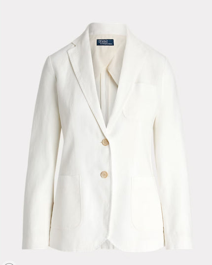 Polo Ralph Lauren Linen Blazer in White