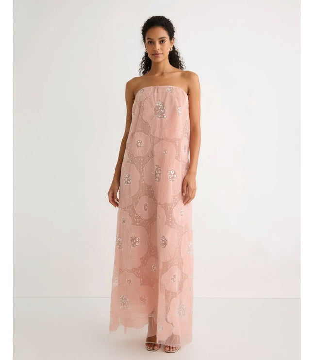 Helsi Margot Floral Gown in Pink - Wind & Song