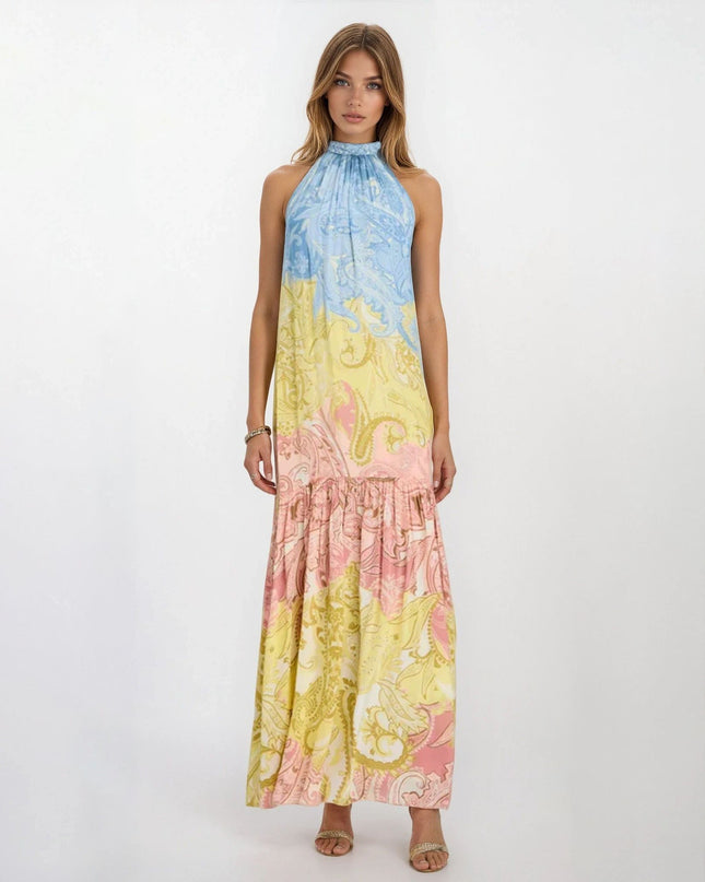 Hemant & Nandita Fiza Halter Long Dress Size XS - Wind & Song