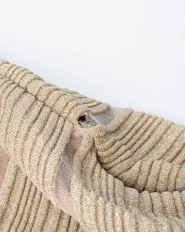 Hervé Léger Gold Metallic Bandage Gown - Wind & Song