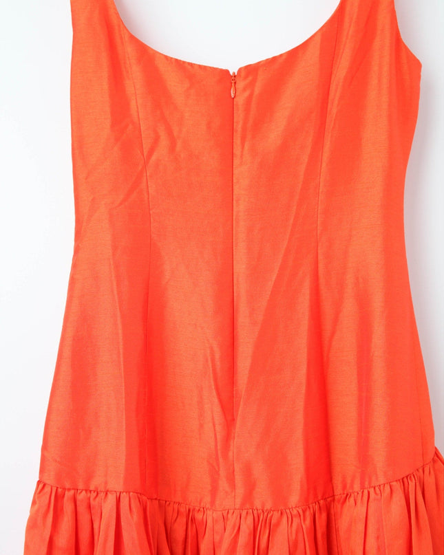Hutch Ridge Drop Waist Gown in Orange Pre - owned Size 0 - Wind & Song