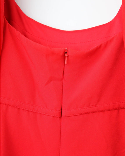 Ieena for Mac Duggal Red Crepe Puff - Sleeve Maxi Dress – Size 4 - Pre - owned - Wind & Song