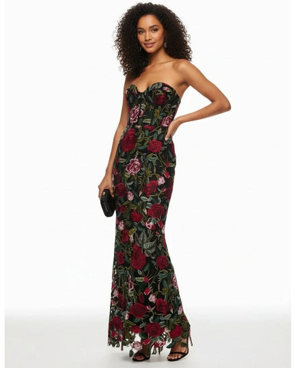 Ieena for Mac Duggal Strapless Bustier - Size 4 - Wind & Song