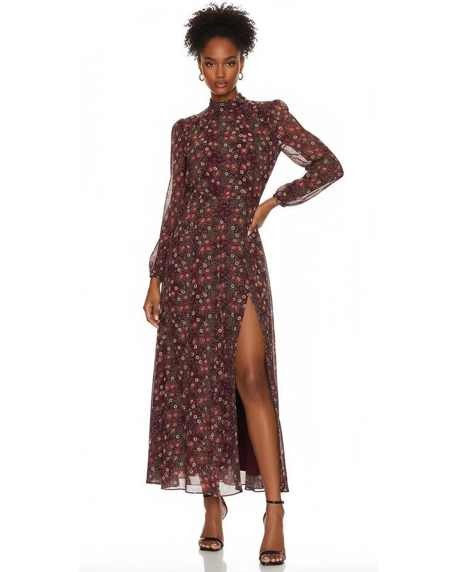 SALONI Akina Wine Jacqui-B Dress