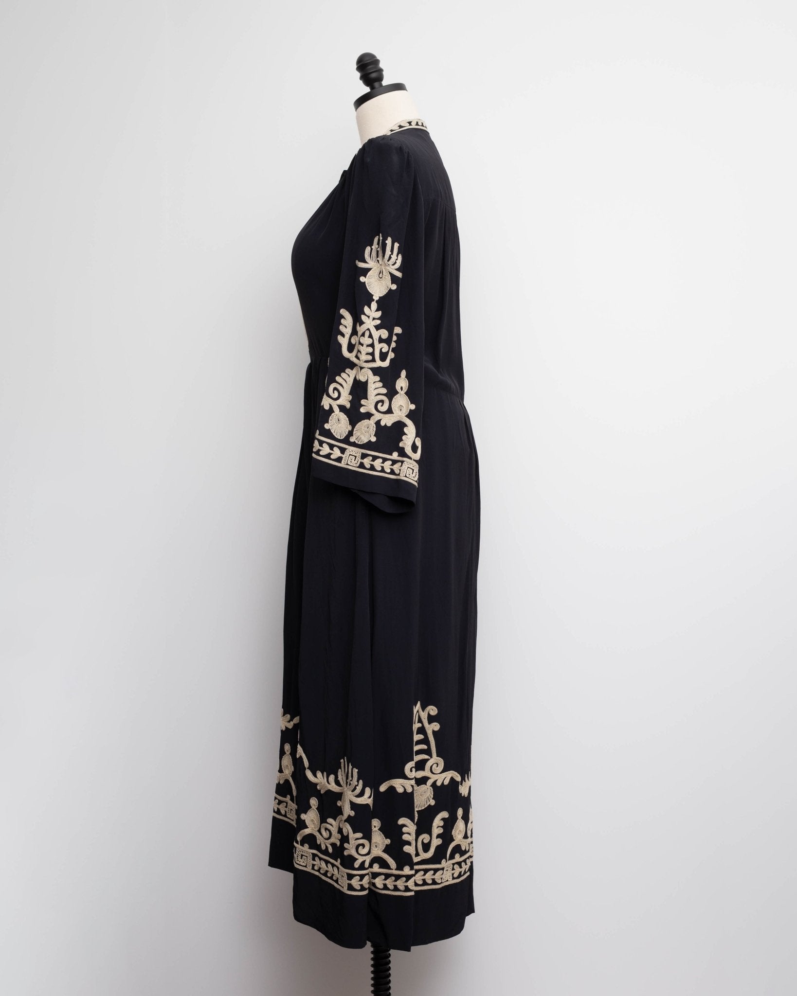 Isabel Marant Étoile Feliana Embroidered Long Sleeve Maxi Dress Size 42 - Wind & Song