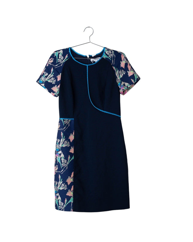 Jason Wu x RTR Navy Floral Sheath - Wind & Song