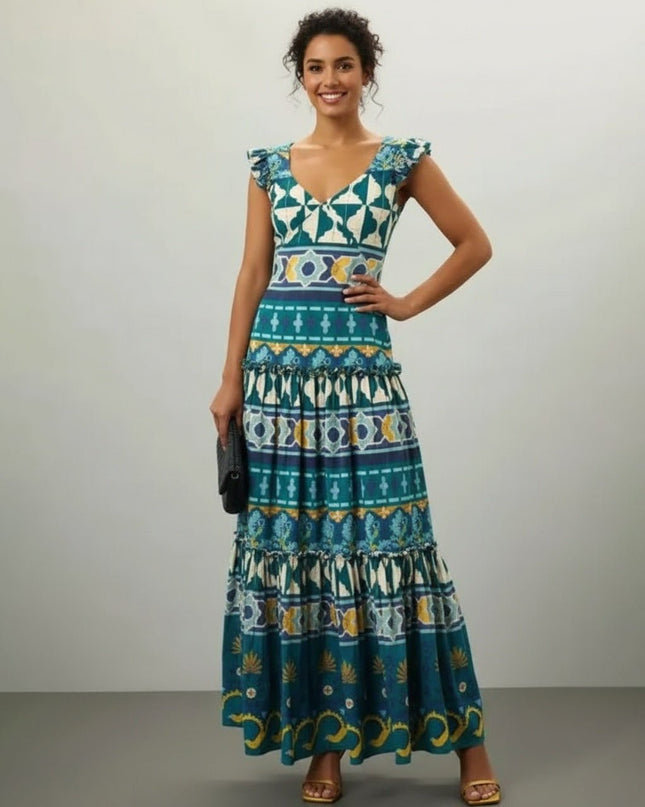 La DoubleJ Blue Pimento Dress - Wind & Song