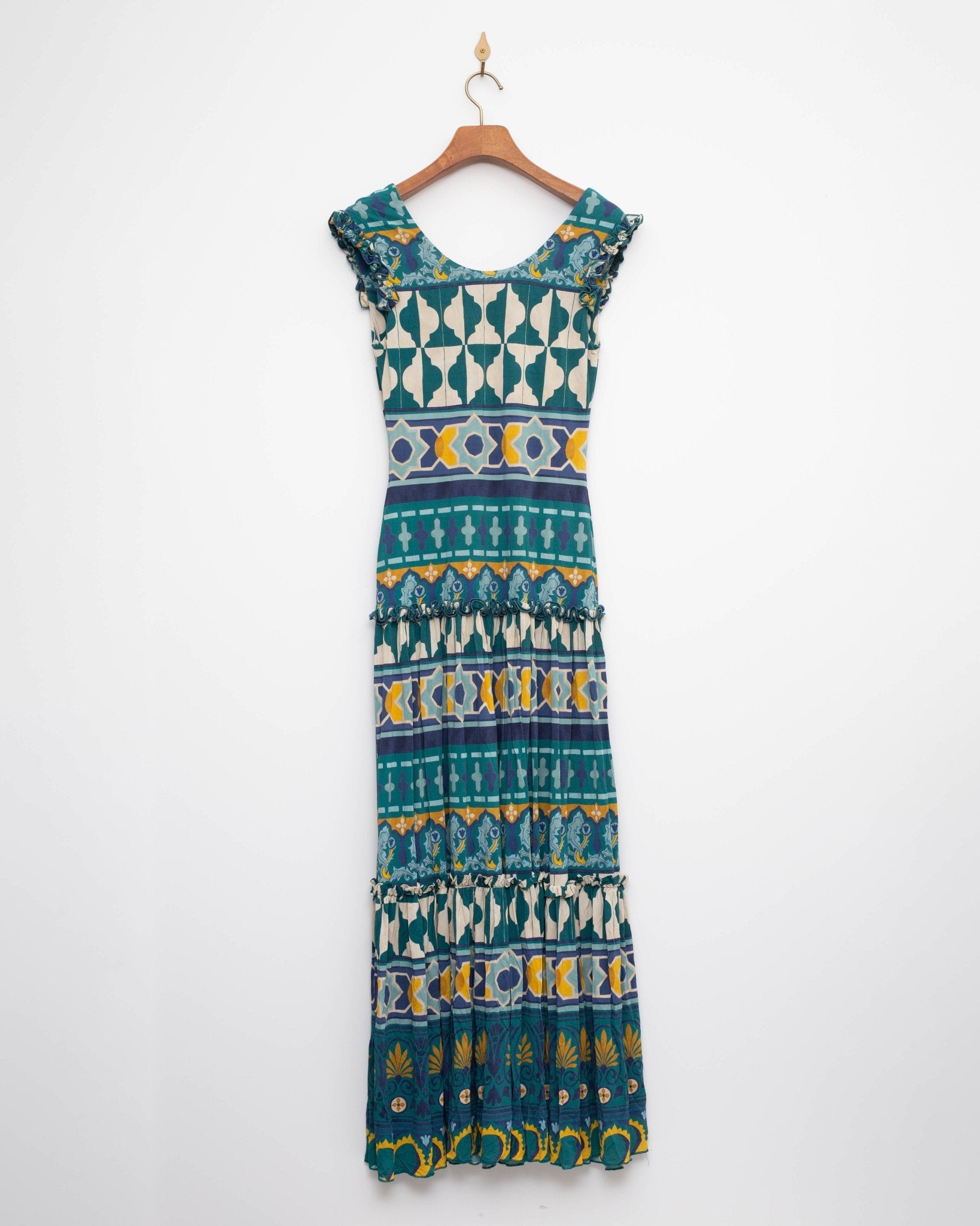 La DoubleJ Blue Pimento Dress Size L - Wind & Song