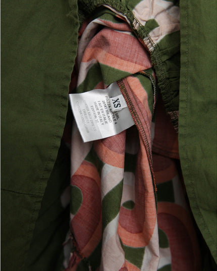 La DoubleJ Choux Chain - Link Print Midi Dress XS – Made in Italy - Wind & Song