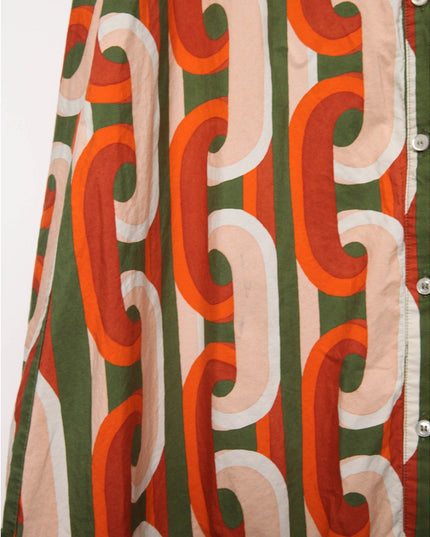 La DoubleJ Choux Chain - Link Print Midi Dress XS – Made in Italy - Wind & Song