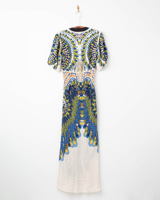 La DoubleJ Marlene Silk Dress – Multicolor Graphic Print - Wind & Song