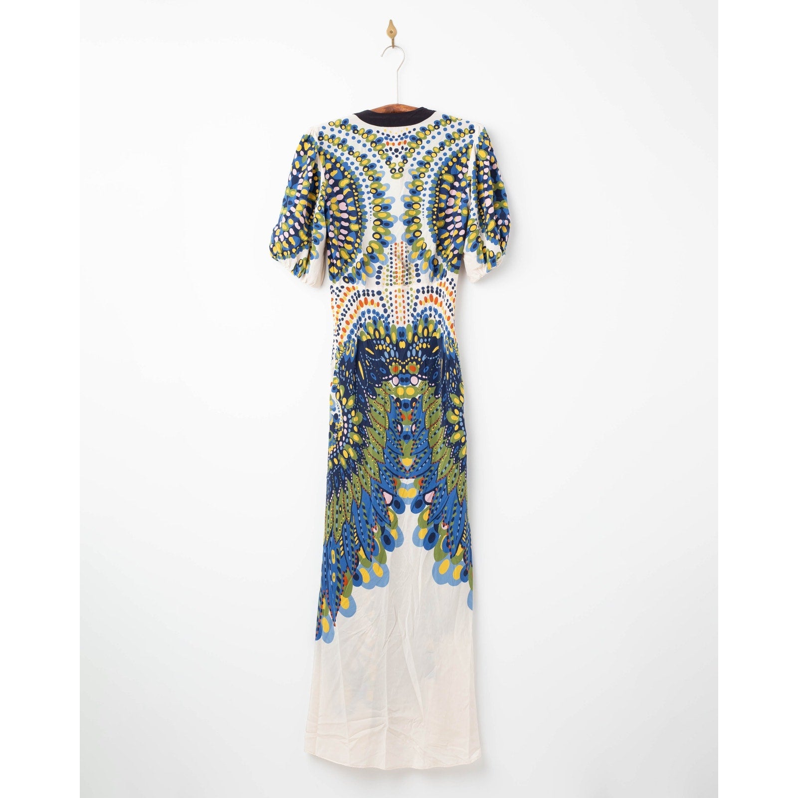 La DoubleJ Marlene Silk Dress – Multicolor Graphic Print - Wind & Song