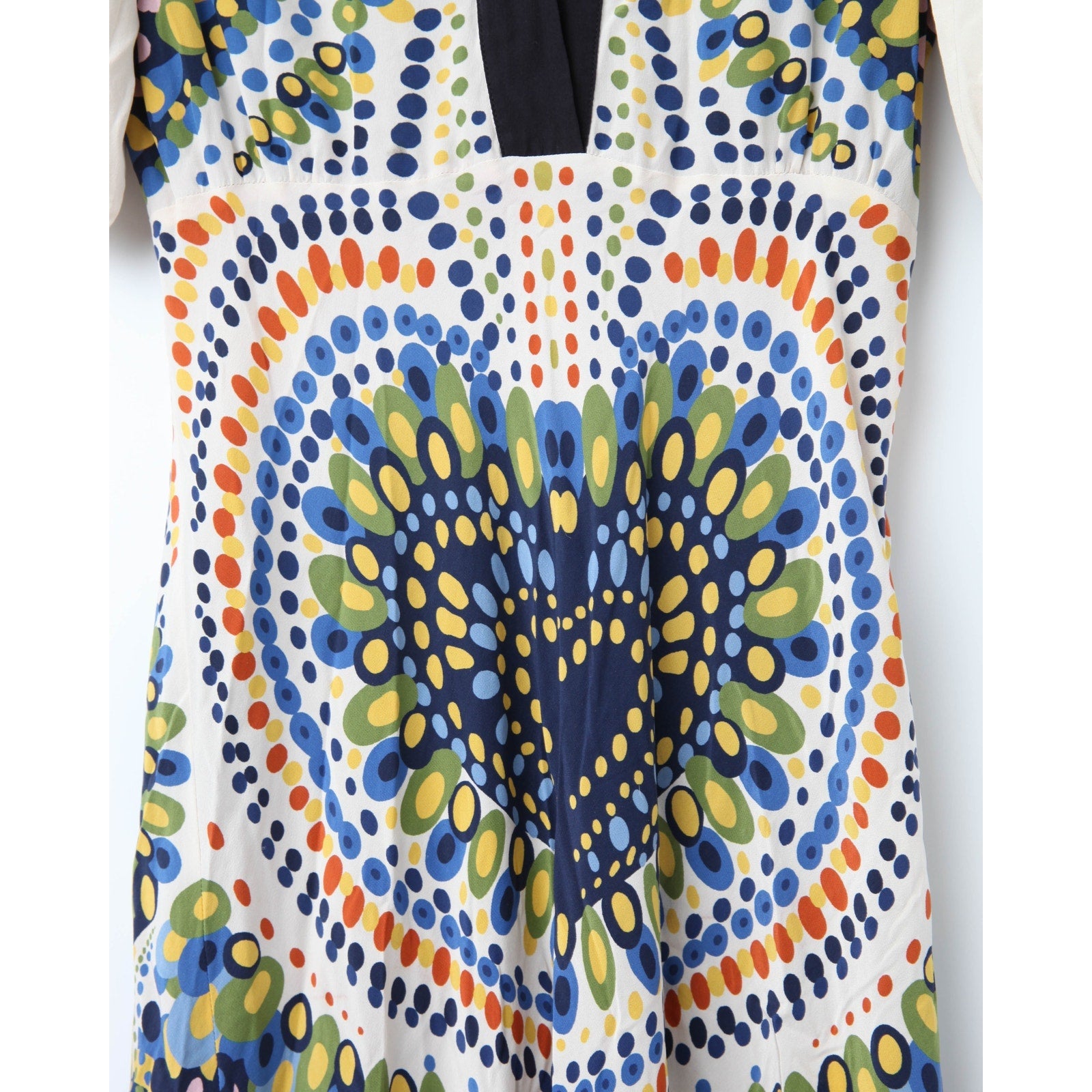 La DoubleJ Marlene Silk Dress – Multicolor Graphic Print - Wind & Song