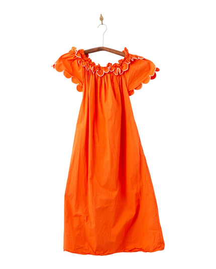 La DoubleJ Orange Breakfast Dress - Wind & Song
