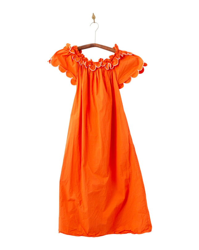 La DoubleJ Orange Breakfast Dress - Wind & Song