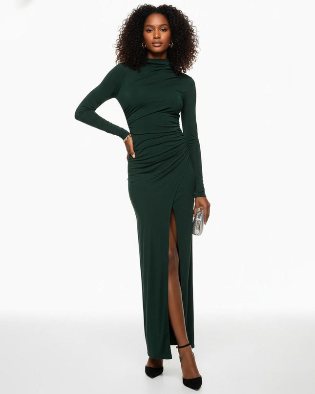 LAPOINTE Jersey Draped Gown - Wind & Song