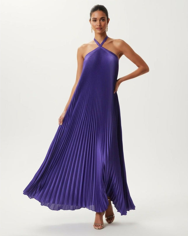 L'IDÉE Déesse Gown in Purple - Wind & Song