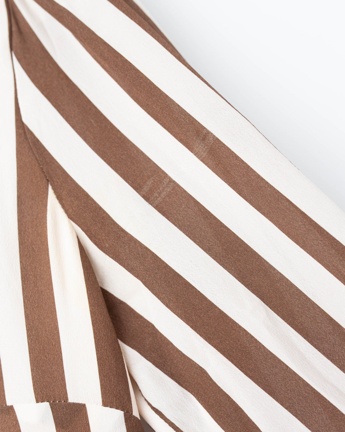 L.K. Bennett Emelia Chocolate & Birch Candy Stripe Shirt Dress - Wind & Song