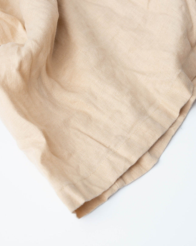 LoboRosa Mimi Long Dress Off the shoulder with wide short sleeve(100% Linen) Pre - owned - Wind & Song