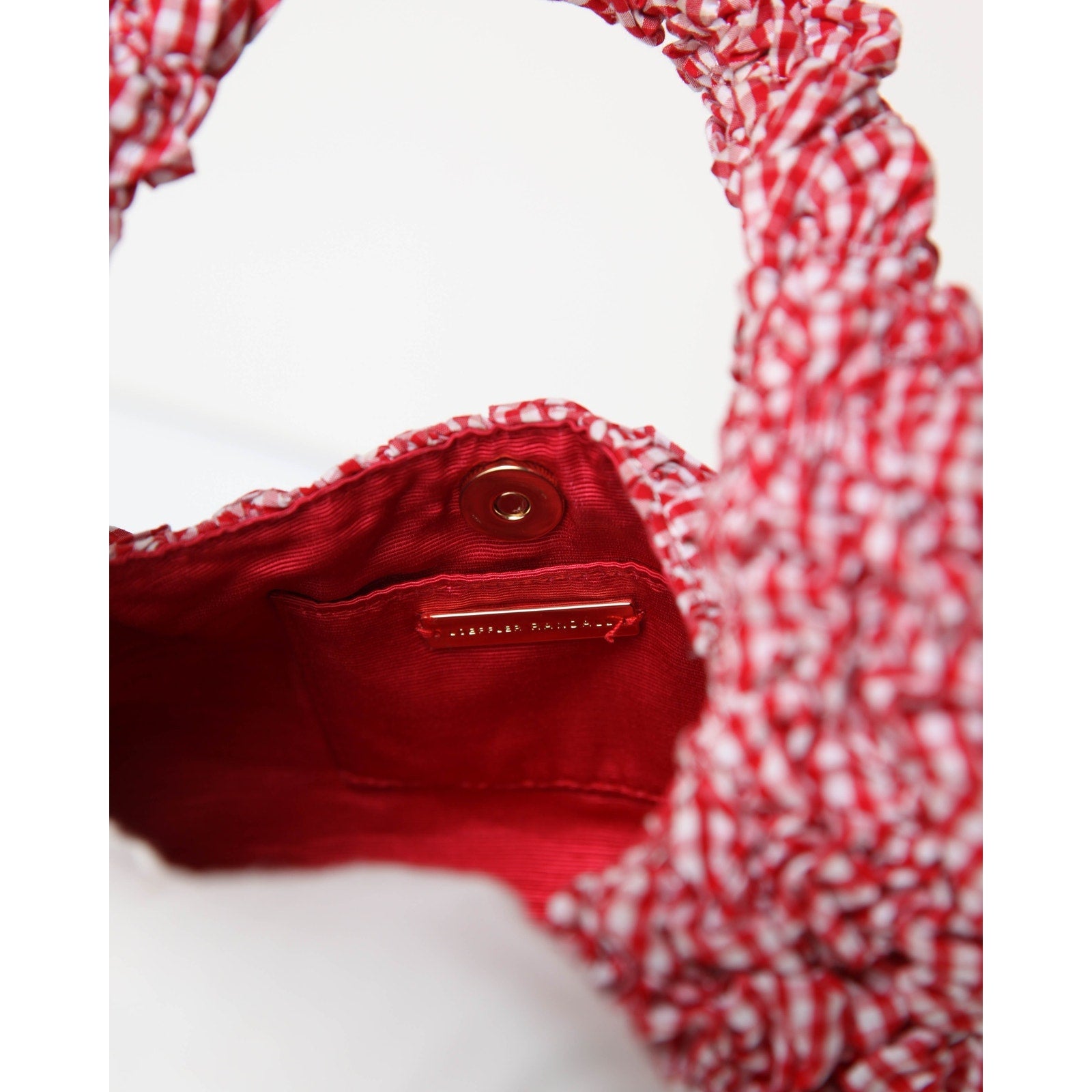 Loeffler Randall Smocked Mini Hobo Bag in Red - Pre - owned - Wind & Song