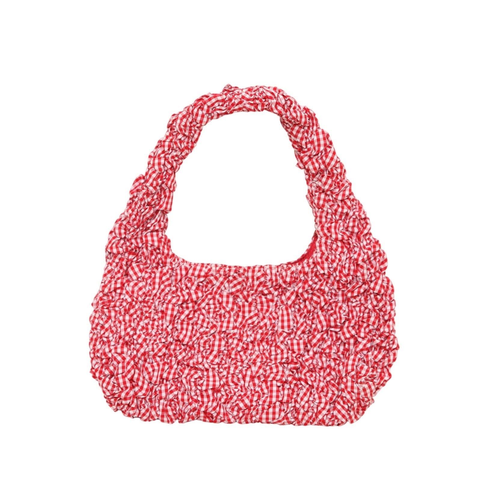 Loeffler Randall Smocked Mini Hobo Bag in Red - Pre - owned - Wind & Song