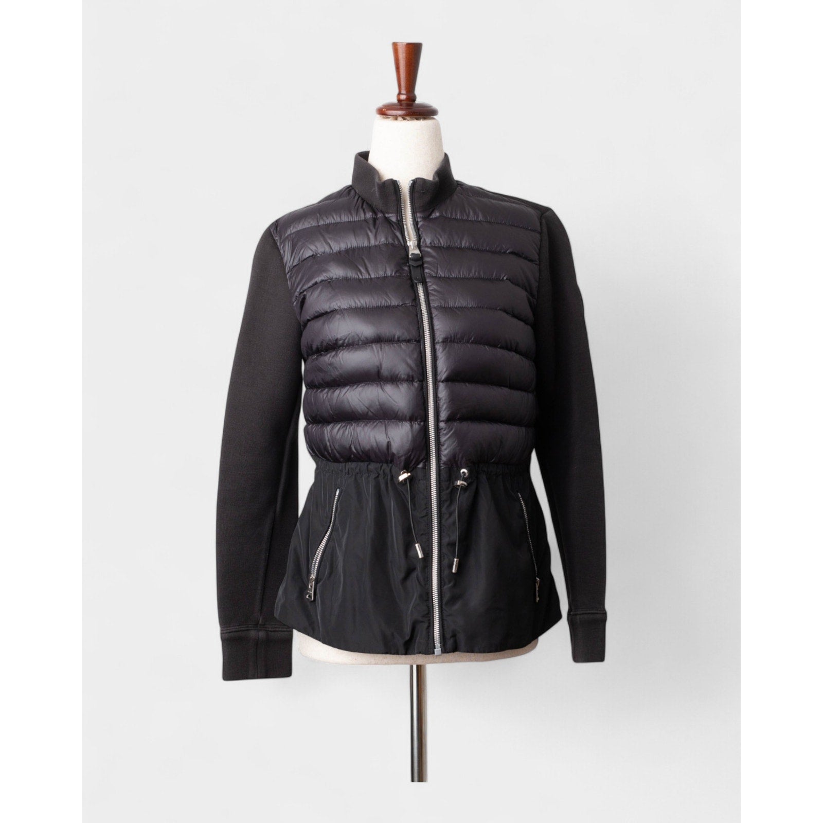 Mackage Black Della Hybrid Jacket with Hood - Wind & Song