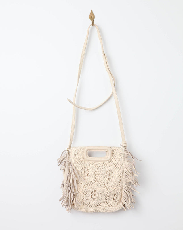 Maje Crochet Knit M Bag - Wind & Song
