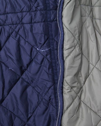 Maje Reversible Quilted Jacket in Olive Green/Black - Wind & Song