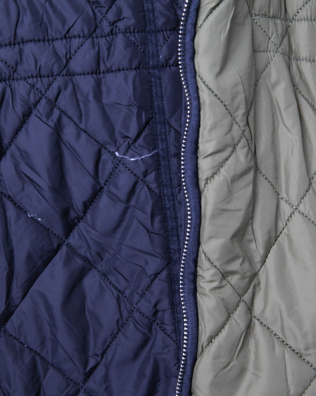 Maje Reversible Quilted Jacket in Olive Green/Black - Wind & Song