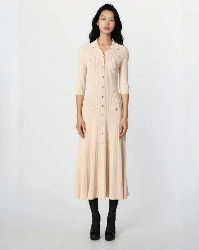 Maje Sequin Knit Midi Dress - Pre - owned - Wind & Song