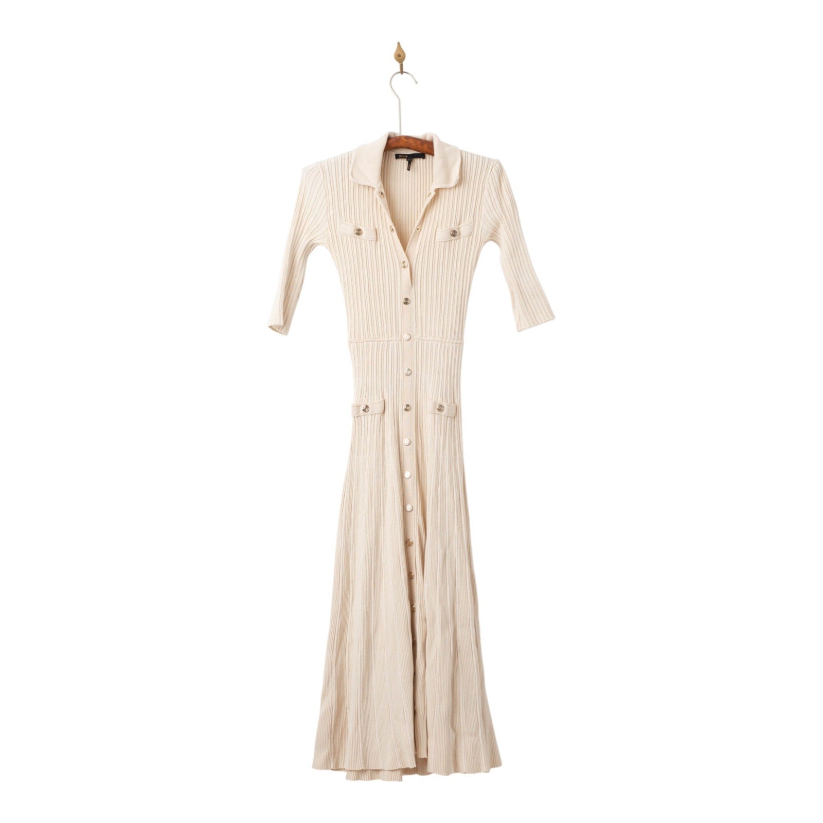 Maje Sequin Knit Midi Dress - Pre - owned - Wind & Song