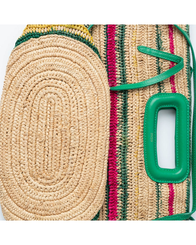 Maje Striped Basket Bag | Pre - owned - Wind & Song