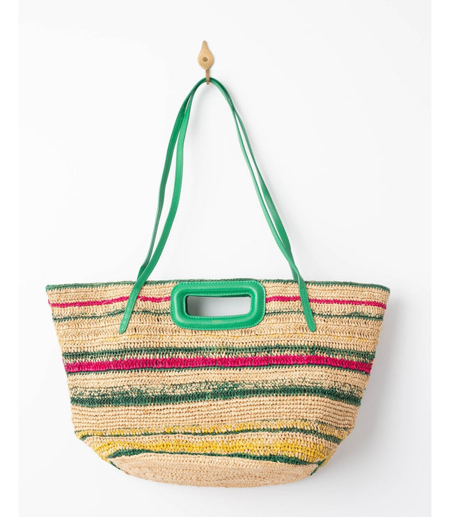 Maje Striped Basket Bag | Pre - owned - Wind & Song