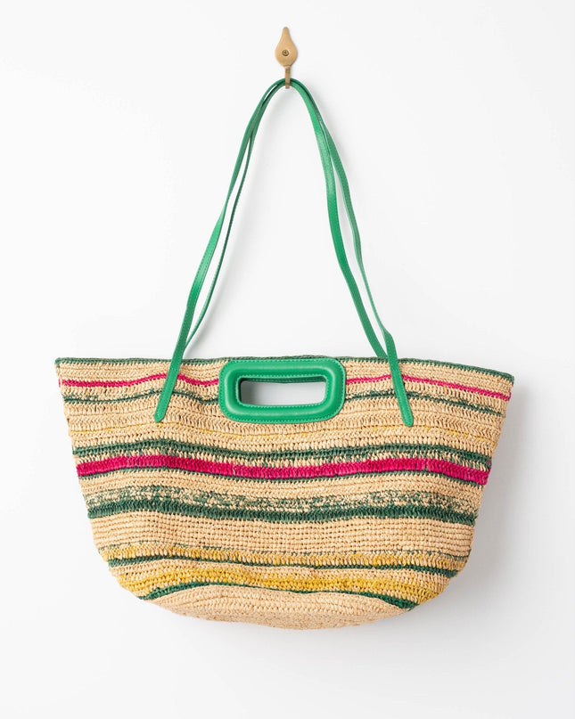 Maje Striped Basket Bag | Pre - owned - Wind & Song