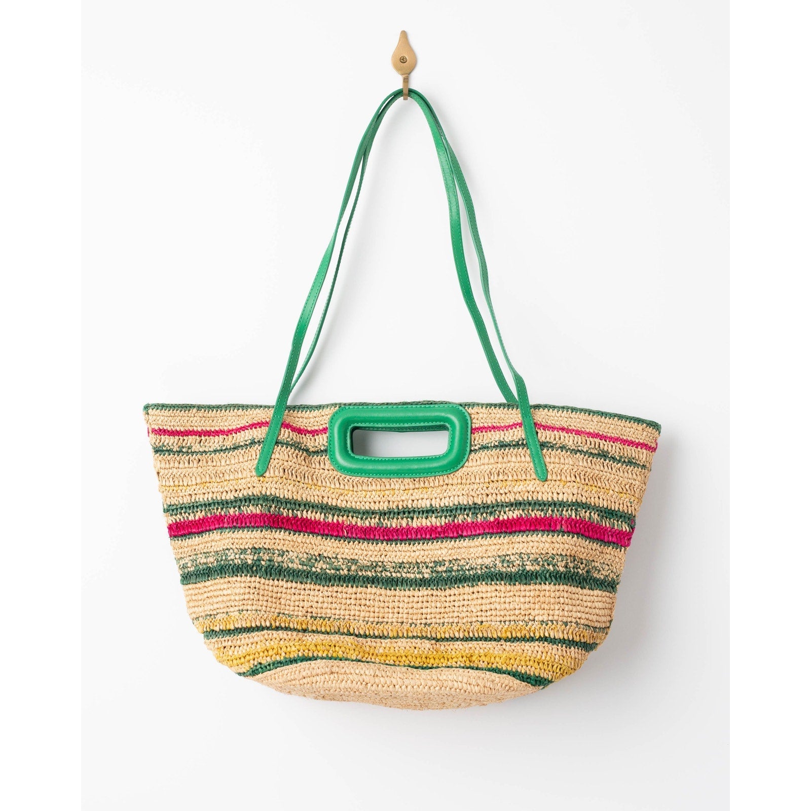 Maje Striped Basket Bag | Pre - owned - Wind & Song