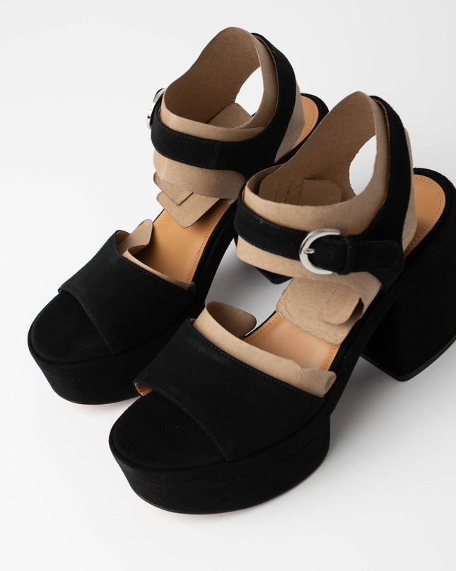 Marc Fisher LTD Women's Normi Block Heel Dress Sandals - Wind & Song