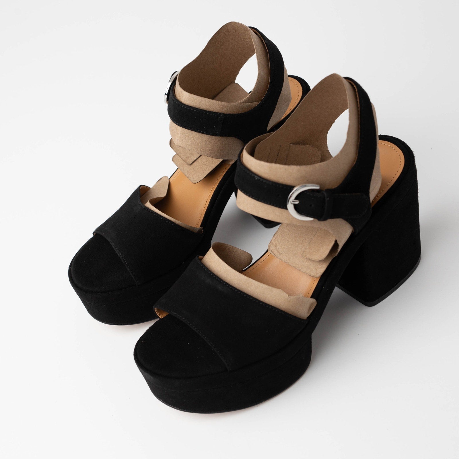 Marc Fisher LTD Women's Normi Block Heel Dress Sandals - Wind & Song