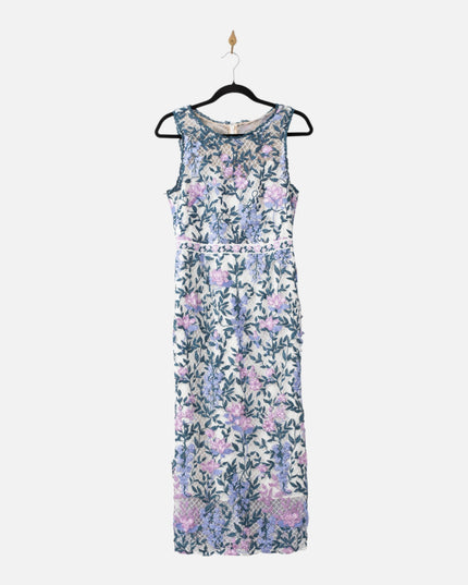 Marchesa Notte White Floral Lace Dress - Wind & Song