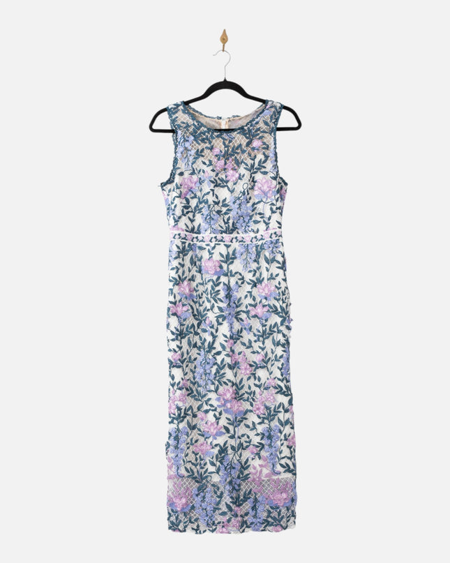 Marchesa Notte White Floral Lace Dress - Wind & Song