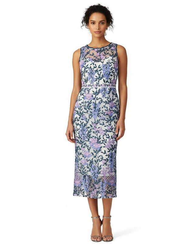 Marchesa Notte White Floral Lace Dress - Wind & Song