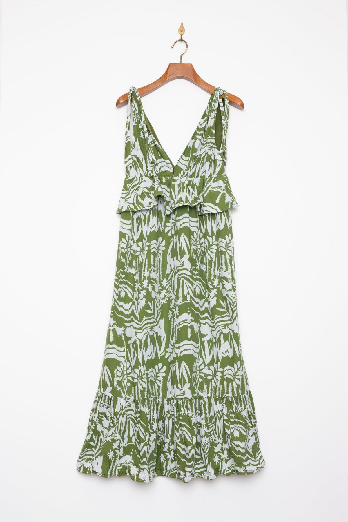 MARIE OLIVER Whitley Dress – Emerald Whisper Size US 6 - Wind & Song